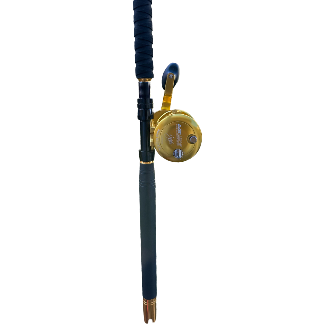 Live bait rod/ kayak or small watercraft rod and reel combo