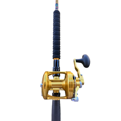 Live bait rod/ kayak or small watercraft rod and reel combo