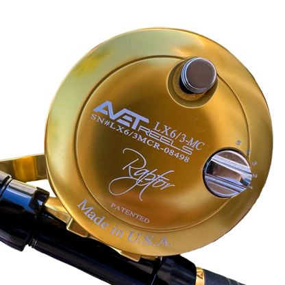 Live bait rod/ kayak or small watercraft rod and reel combo